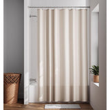 Zenna Home 71 in. H X 70 in. W Bone Shower Curtain Liner PEVA