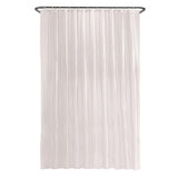 Zenna Home 72 in. H X 70 in. W Clear Shower Curtain Liner PEVA