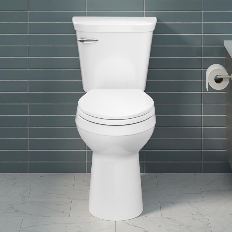 Gerber ADA Compliant 1.28 gal White Elongated Complete Toilet