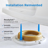 Gerber ADA Compliant 1.28 gal White Elongated Complete Toilet