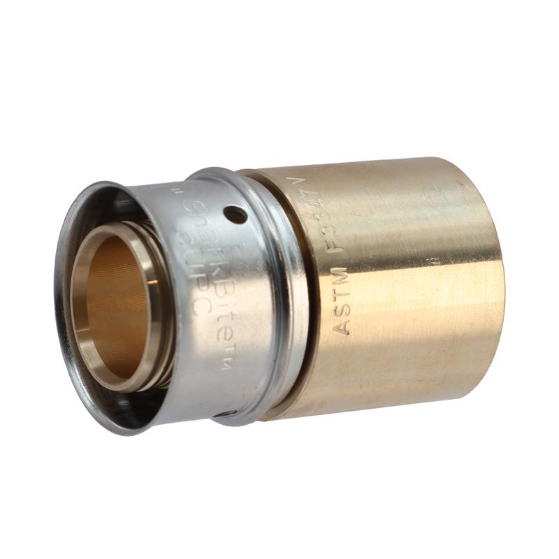 SharkBite PEX Press 3/4 in. Press each X 3/4 in. D Female Sweat each Brass Female Sweat Adapter