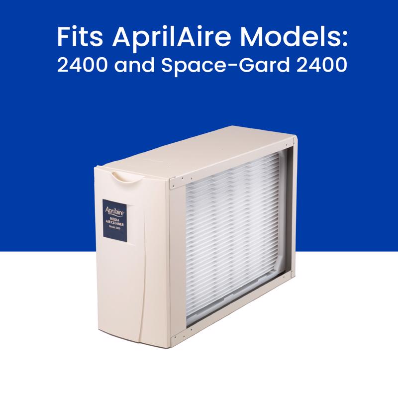 AprilAire 16 in. W X 25 in. H X 6 in. Fiberglass 10 MERV Pleated Air Filter 1 pk
