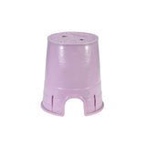NDS 6.5 in. W X 6.5 in. D X 9.25 in. H Round Valve Box Purple