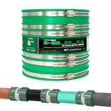 Hulk Fernco 6 in. Push X 6 in. D Push PVC 10 in. Coupling 1 pk