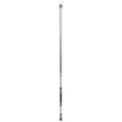 Zenna Home Shower Tension Rod 86 in. L Brushed Nickel Silver