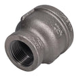 STZ Industries 1-1/2 in. FPT each X 1 in. D FIP Black Malleable Iron Reducing Coupling