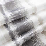 Zenna Home 72 in. H X 70 in. W Gray Stripe Shower Curtain Polyester