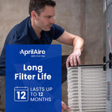 AprilAire 20 in. W X 20 in. H X 4 in. Synthetic Fiber 13 MERV Pleated Air Cleaner Cabinet Air Filter