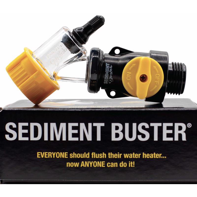 Sediment Buster Polyethylene Electric or Gas Water Heater Flush Tool 5.75 in. H X 2.75 in. L X 2.5 i