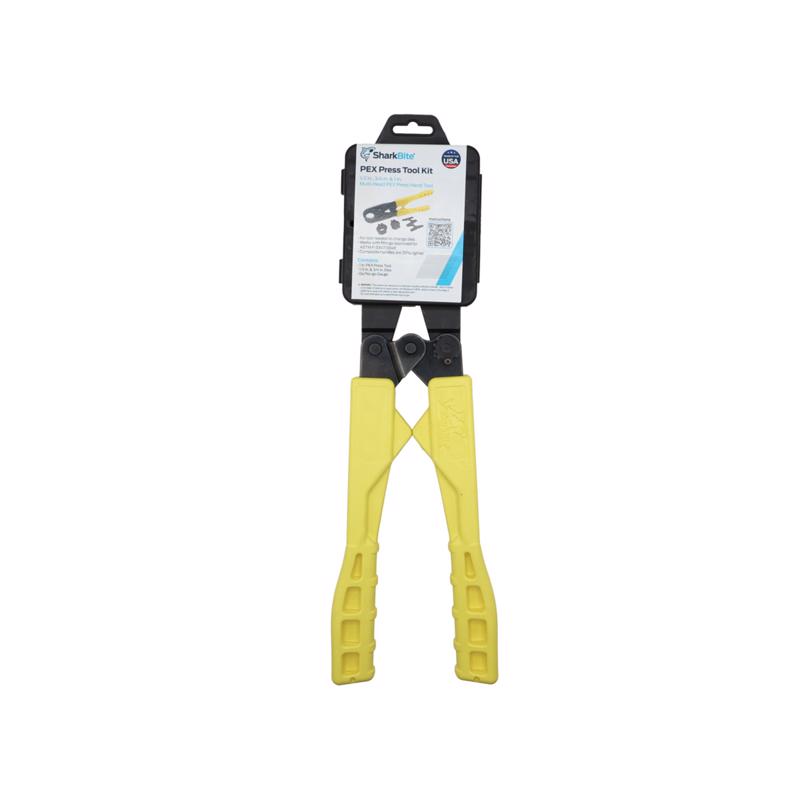 SharkBite 1 in. PEX Press Tool Kit Black/Yellow 1 pc