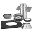 Selkirk Sure-Temp 6 in. D X 18 in. L Stainless Steel Ceiling Support Kit