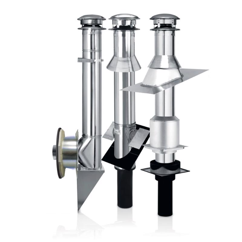 Selkirk Sure-Temp 6 in. D X 18 in. L Stainless Steel Ceiling Support Kit