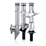Selkirk Sure-Temp 6 in. D X 18 in. L Stainless Steel Ceiling Support Kit