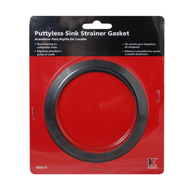 Keeney Plumb Pak Rubber 3 3/8 in. D X 3 5/8 in. D Gasket