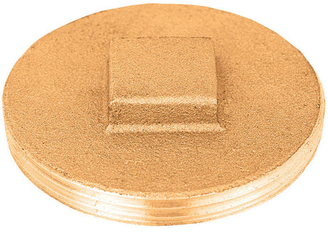 PLUG RAISED 3.5"BRASS