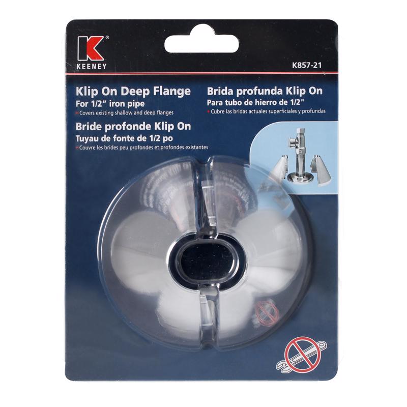 Plumb Pak Chrome Plated Plastic Deep Flange