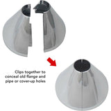 Plumb Pak Chrome Plated Plastic Deep Flange