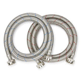 Plumb Pak 3/4 in. FHT each X 3/4 in. D FHT 6 ft. Braided Stainless Steel Washing Machine Supply Line