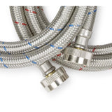Plumb Pak 3/4 in. FHT each X 3/4 in. D FHT 6 ft. Braided Stainless Steel Washing Machine Supply Line