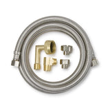 Plumb Pak 3/8 in. Compression each X 3/8 in. D Compression 60 in. Stainless Steel Dishwasher Supply