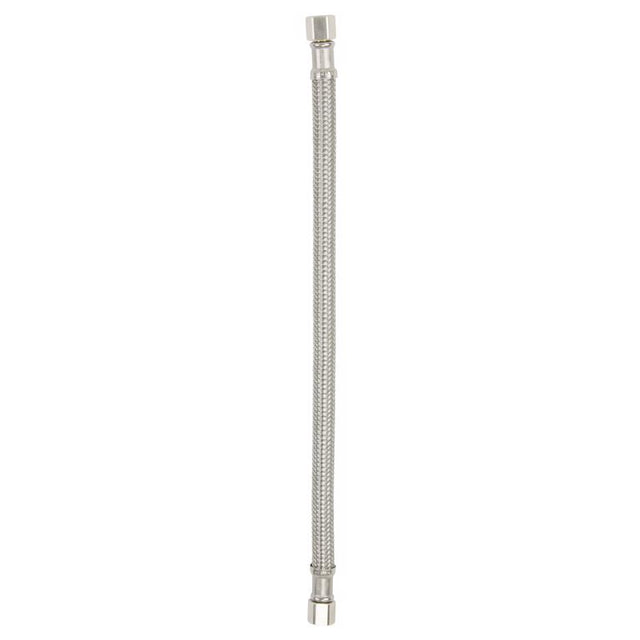 Plumb Pak 1/4 in. Compression each X 1/4 in. D Compression 12 in. Stainless Steel Ice Maker Supply L