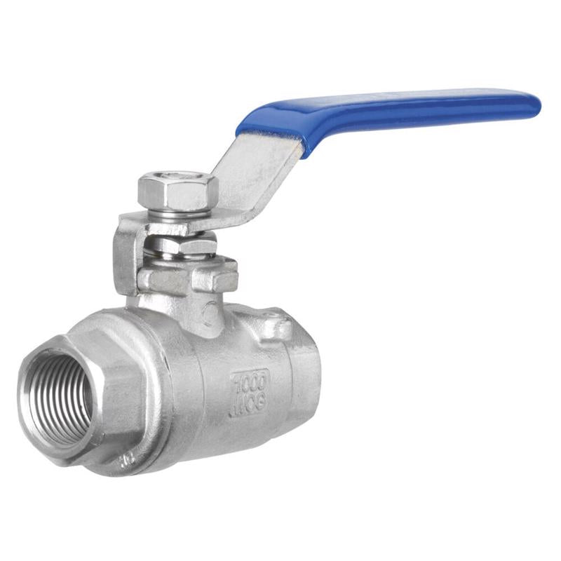 Homewerks Worldwide 1/4 in. Stainless Steel FPT Ball Valve Full Port Lever