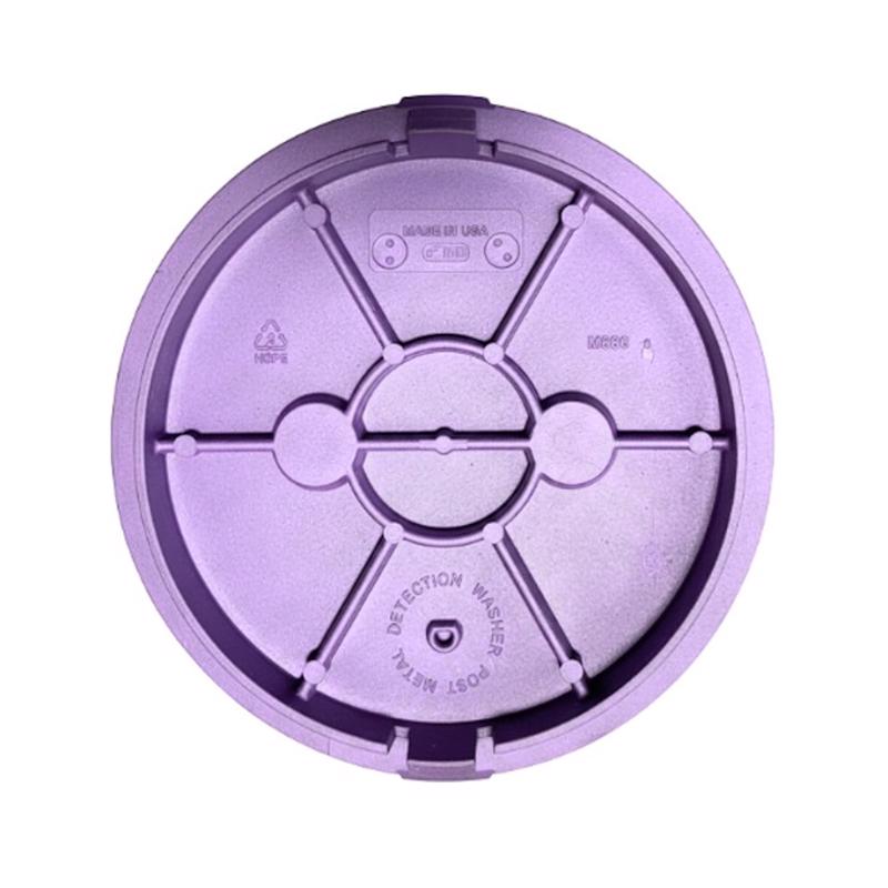NDS 7 in. W X 7 in. D X 1.1 in. H Round Valve Box Cover Purple