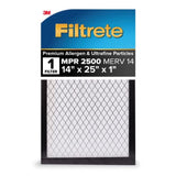 Filtrete 14 in. W X 25 in. H X 1 in. 14 MERV Pleated Air Filter