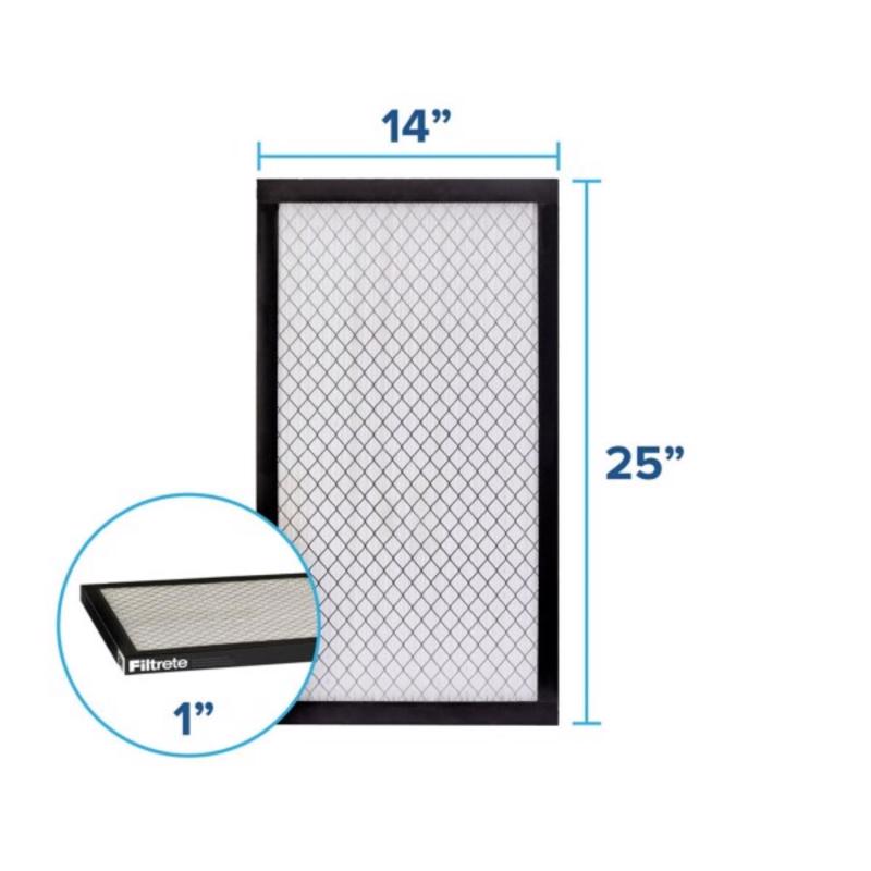 Filtrete 14 in. W X 25 in. H X 1 in. 14 MERV Pleated Air Filter