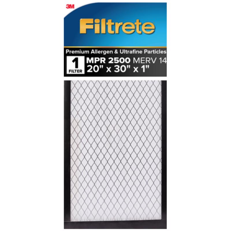 Filtrete 20 in. W X 30 in. H X 1 in. 14 MERV Pleated Air Filter