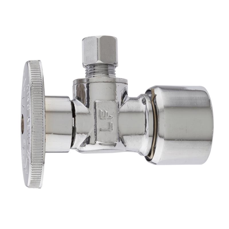 Keeney 1/2 in. Brass Chrome 1/4 in. Shutoff Valve Handle 1 pc