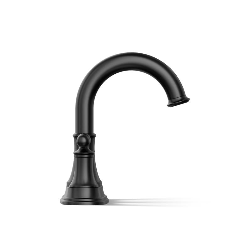 Kohler Traditional 4 Inch Centerset Matte Black Faucet and Bath Hardware Kit