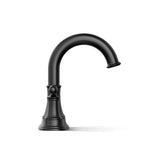 Kohler Traditional 4 Inch Centerset Matte Black Faucet and Bath Hardware Kit
