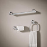 Kohler Modern Single-Handle Polished Chrome Faucet and Bath Hardware Kit