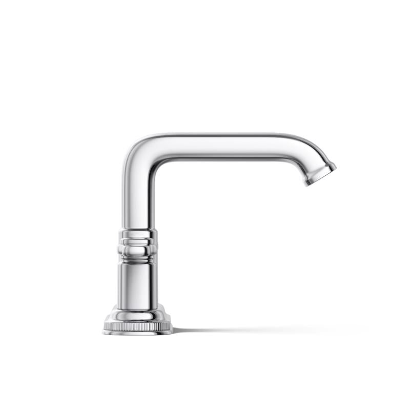 Kohler Envelu Modern 4 Inch Centerset Polished Chrome Faucet and Bath Hardware Kit