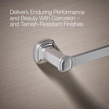 Kohler Envelu Modern 4 Inch Centerset Polished Chrome Faucet and Bath Hardware Kit