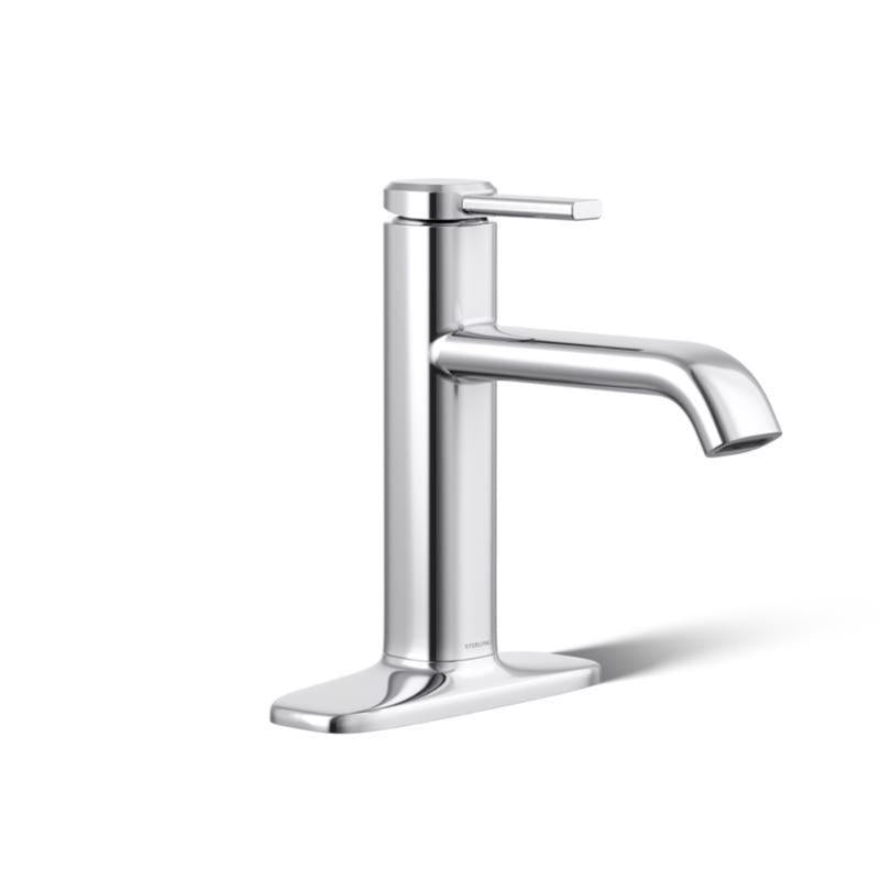 Sterling Agosti Modern Single-Handle Polished Chrome Faucet with Tub Shower Faucet