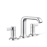 Sterling Agosti Modern 8 inch Widespread Polished Chrome Faucet with Tub Shower Faucet