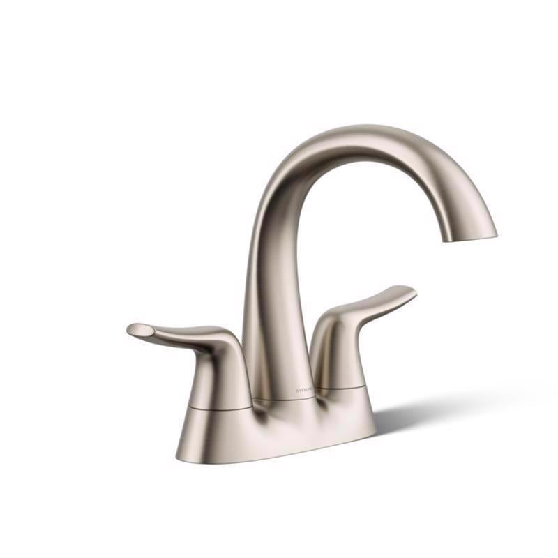Sterling Endusk 4 Inch Centerset Brushed Nickel Faucet with Tub Shower Faucet