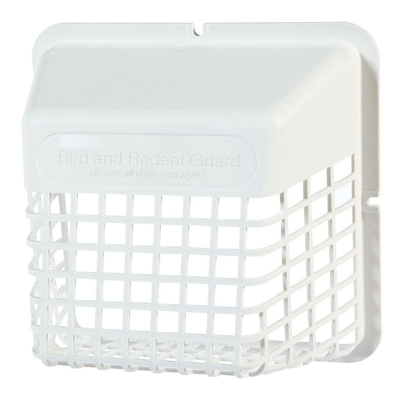 Ace 4 in. W X 7 in. L White Plastic Pest Guard