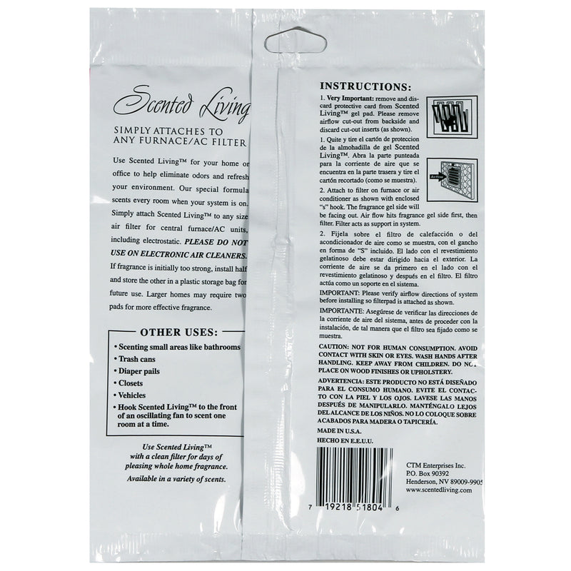 Web FilterFresh French Vanilla Scent Air Freshener 0.8 oz. Gel - Total Qty: 18