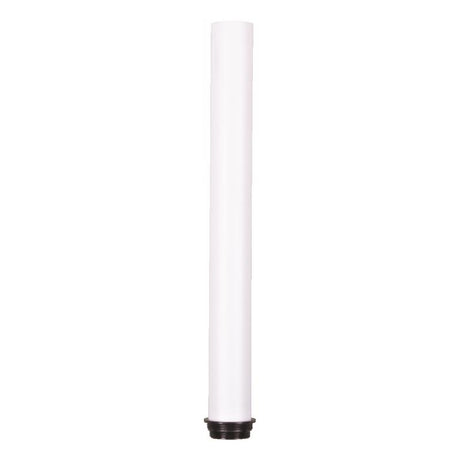 Ace Overflow Tube White Plastic
