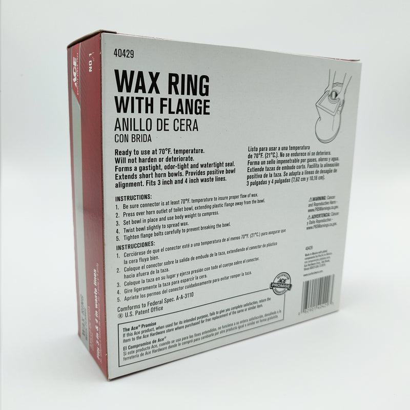 Ace Wax Ring with Flange