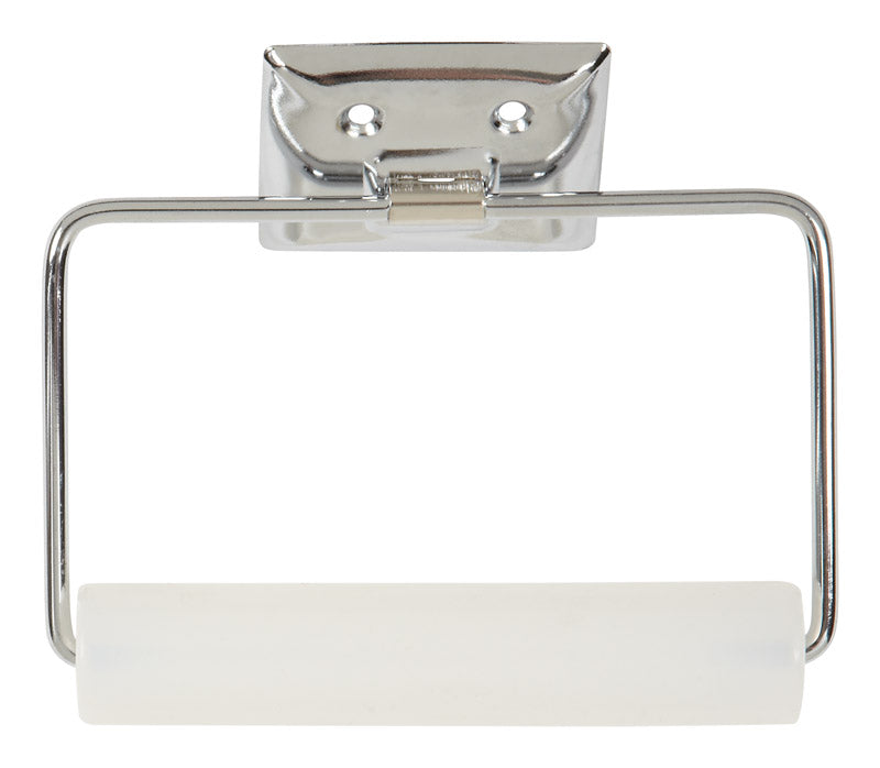 DECKO Chrome Silver Toilet Paper Holder