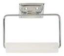 DECKO Chrome Silver Toilet Paper Holder