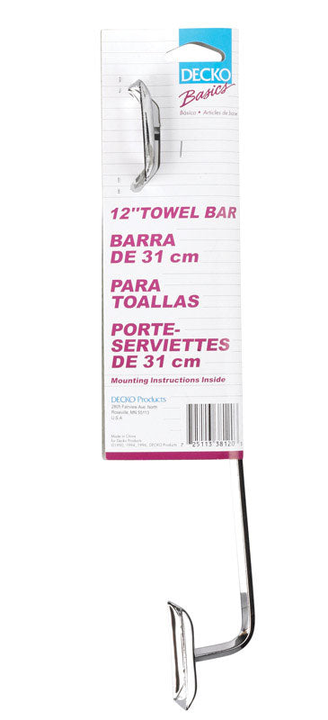 BAR TOWEL 12"DIAMOND CHR