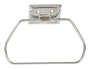 DECKO Chrome Silver Stirrup Towel Ring Steel