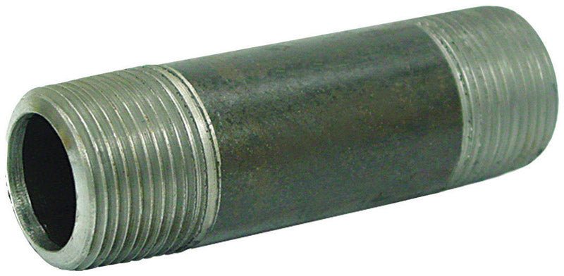 NIPPLE BLACK 1/4"X2"