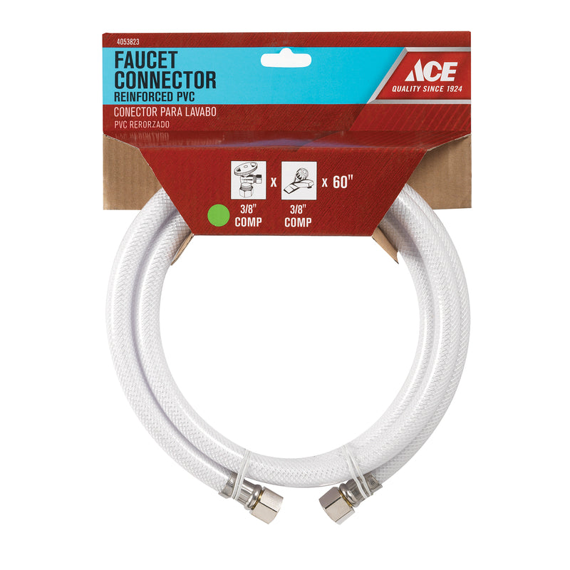 Ace 3/8 in. Compression X 3/8 in. D Compression 60 in. PVC Supply Line