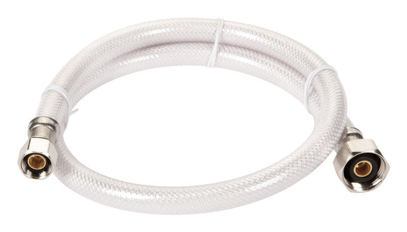 Ace 3/8 in. Compression X 1/2 in. D FIP 30 in. PVC Supply Line